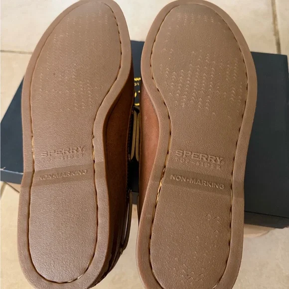 Sperry Gold Cup Leather Boat Shoes Brown Mens 7.5 New w/ Box Premium - Picture 7 of 7
